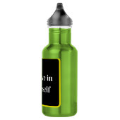 Bouteille D'eau . Inspirational Quote Bottle (Droite)