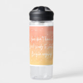 Bouteille D'eau Inspirational Quote Mystic Sun Name Water Bottle (Extérieur)
