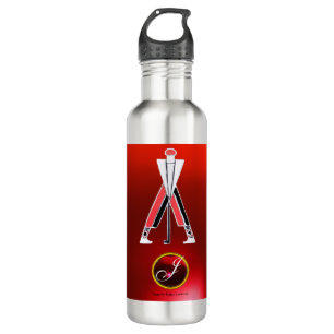 BOUTEILLE D'EAU INSTRUCTEUR DE GOLF ROUGE RUBY MONOGRAM