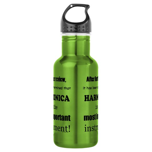 Bouteille D'eau Instrument Harmonica le plus important (Devant)