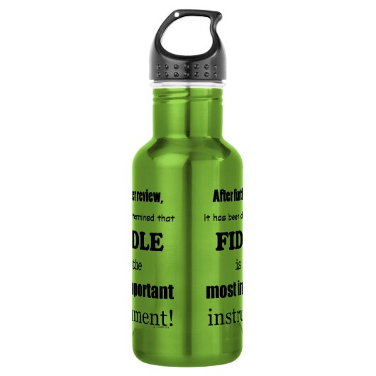 Bouteille D'eau Instrument le plus important (Devant)
