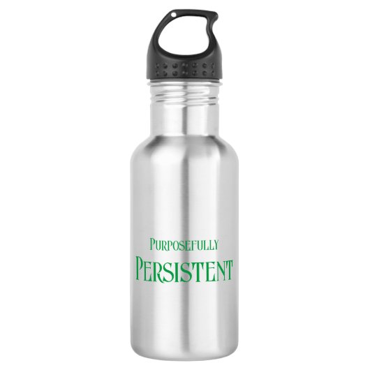 Bouteille d'eau intentionnellement persistante (Devant)