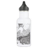 Bouteille D'eau Interprétation de schéma de nuit étoilée étoilée (Droite)