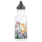Bouteille D'eau Irides Multi-Couleurs / Jardin De Fleurs (Gauche)