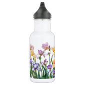 Bouteille D'eau Irides Multi-Couleurs / Jardin De Fleurs (Droite)