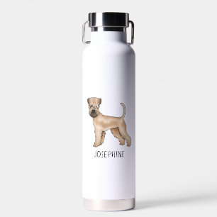 Bouteille D'eau Irish Soft-Coated Wheaten Terrier et nom personnal