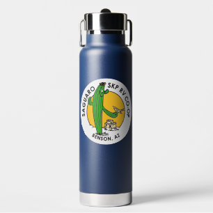 Bouteille d'eau isolée (25 oz avec paille)