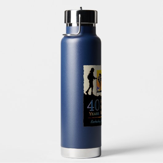 Bouteille d'eau isolée (40e anniversaire) (Évier)