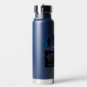 Bouteille d'eau isolée (40e logo du ciel foncé) (Évier)