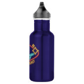 Bouteille d'eau isolée avec logo Neon Lounge (Droite)