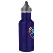 Bouteille d'eau isolée avec logo Neon Lounge (Gauche)