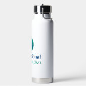 Bouteille d'eau isolée avec paille de pop-up - Log (Gym)