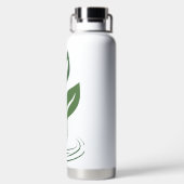 Bouteille d'eau isolée Logo Heather Niemi Savage (Plage)