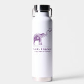 Bouteille d'eau isolée Lucky Elephant (Avant)