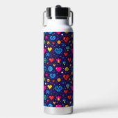 Bouteille d'eau isolée pour jeux vidéo 8 bits en p (Salle de sport)