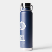 Bouteille d'eau isolée pour lecteur de padel (Arrière)