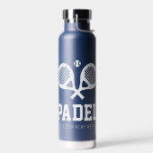 Bouteille d'eau isolée pour lecteur de padel (Gauche)