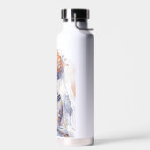 Bouteille d'eau isolée pour squelette d'Halloween (Gauche)
