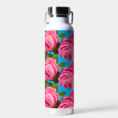 Bouteille d'eau isolée Rose Rose (Avant)