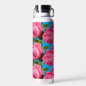 Bouteille d'eau isolée Rose Rose (Arrière)