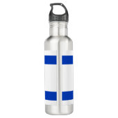 Bouteille D'eau Israël drapeau patriotique moderne (Dos)