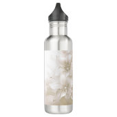 Bouteille D'eau Ivory White Flowers Water Bottle (Gauche)