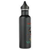 Bouteille D'eau Jack Russel Attends Ce Que J'Ai Une Attitude Pas V (Gauche)