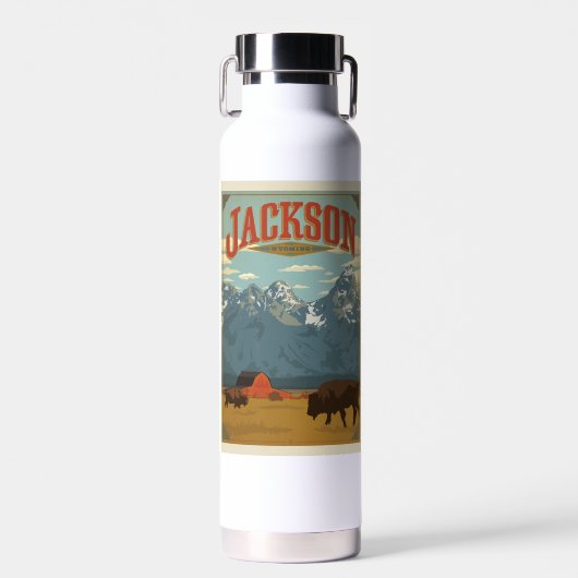 Bouteille D'eau Jackson | Wyoming (Avant)