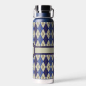 Bouteille D'eau Jacquard de Scone aux bleuets (Arrière)