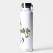 Bouteille D'eau Jacquard Mardi Gras (Arrière)