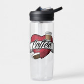 Bouteille D'eau J'adore le café (Gauche)