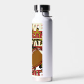 BOUTEILLE D'EAU J'ADORE LE FOOTBALL ET LES CHATS AMÉRICAINS (Gauche)