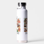 Bouteille D'eau J'adore My Girlfriend Custom 9 Photo Collage (Plage)