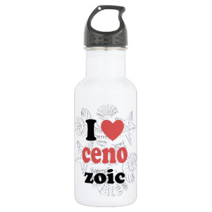 Bouteille D'eau J'aime Cénozoïque drôle de citation pour les scien