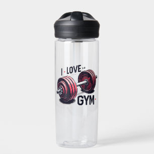 Bouteille D'eau J'aime la salle de gym