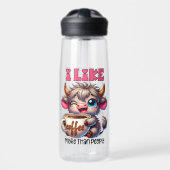 Bouteille D'eau J'aime le café plus que les gens (Avant)