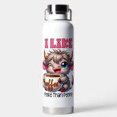 Bouteille D'eau J'aime le café plus que les gens (Plage)
