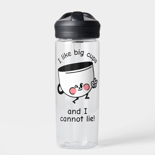 Bouteille D'eau J'Aime Les Grosses Tasses - Drôle CamelBak Bouteil (Extérieur)