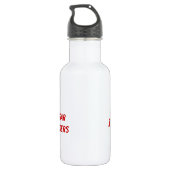 Bouteille D'eau J'Aime Les Planeurs À Sucre (Dos)