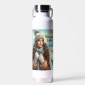 Bouteille D'eau J'aime l'hiver (Avant)