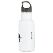 Bouteille D'eau J'aime mon Black Lab (Dos)