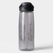 Bouteille D'eau J'aime mon chien personnalisé (Arrière)