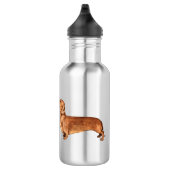 Bouteille D'eau J'aime mon Dachshund (Droite)