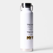 Bouteille D'eau J'Aime Mon Pingouin (Avant)