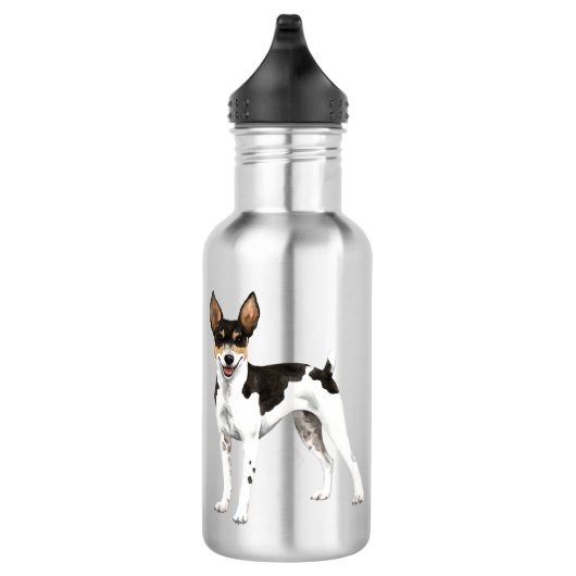 Bouteille D'eau J'aime mon Rat Terrier (Droite)