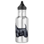 Bouteille D'eau J'aime mon Scottie (Droite)