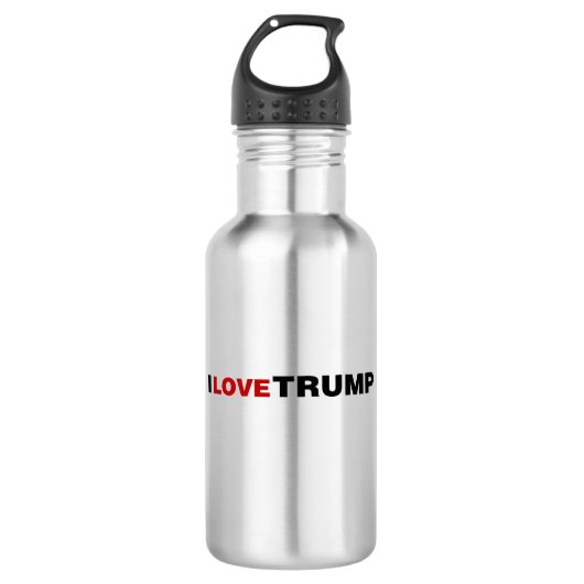 Bouteille D'eau J'aime Trump (Devant)
