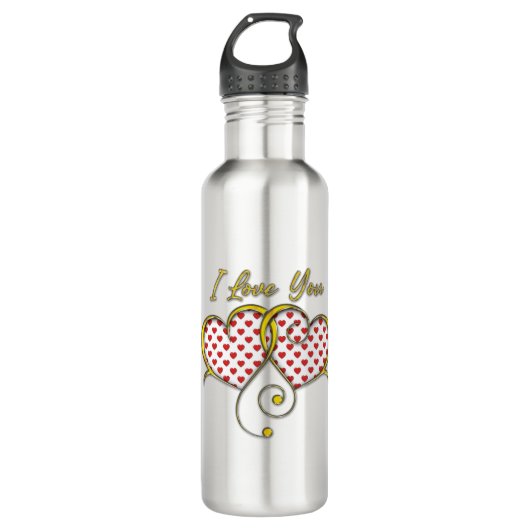 Bouteille D'eau J'aime You Design (Devant)