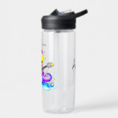 Bouteille D'eau Jam | Octopus Jouer Guitare Acoustique (Gauche)