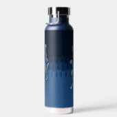 Bouteille D'eau Japanese Yokai Bakeneko- Dancing Cat (Plage)